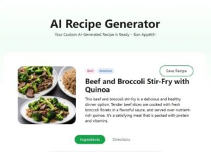 artificial intelligence diet plan